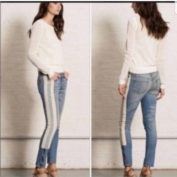 rag & bone the racer jeans, size 31, zipper at ankles, unique & rare!! - Picture 2 of 8